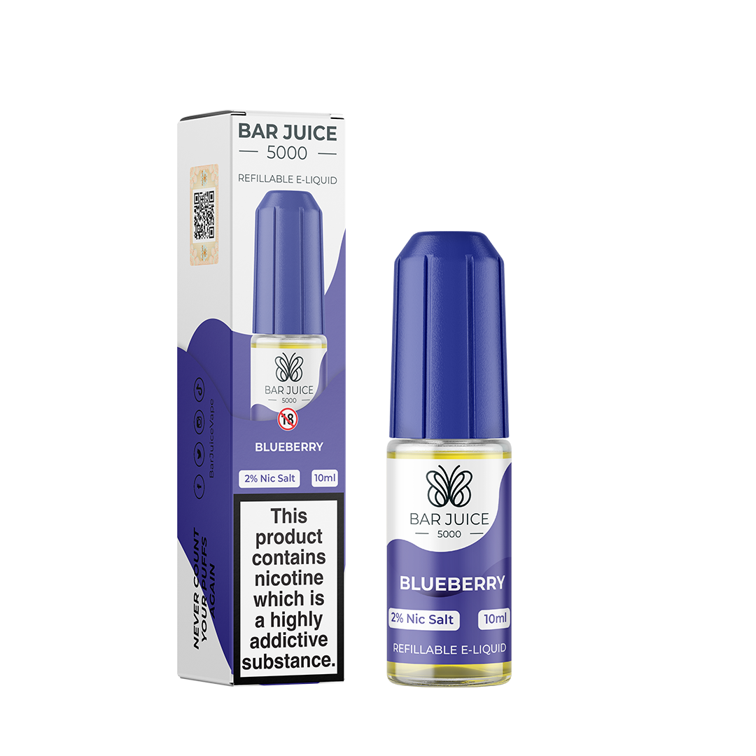 Bar Juice Blueberry Nic Salt Elf Bar E-Liquid 10mg 10ml