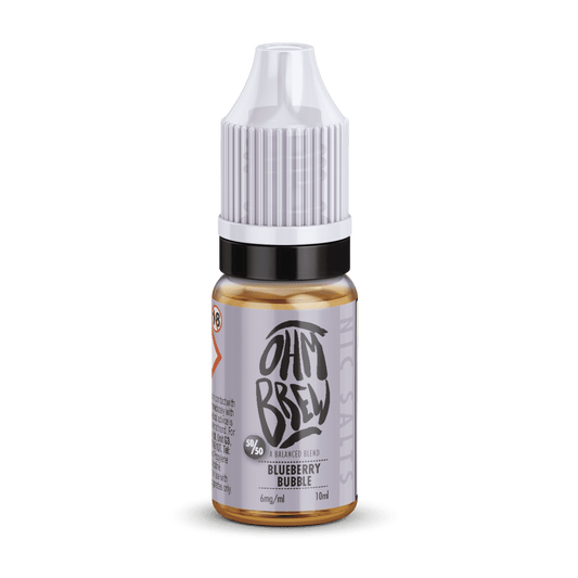 Blueberry Bubble Nic Salt E-liquid by Ohm Brew