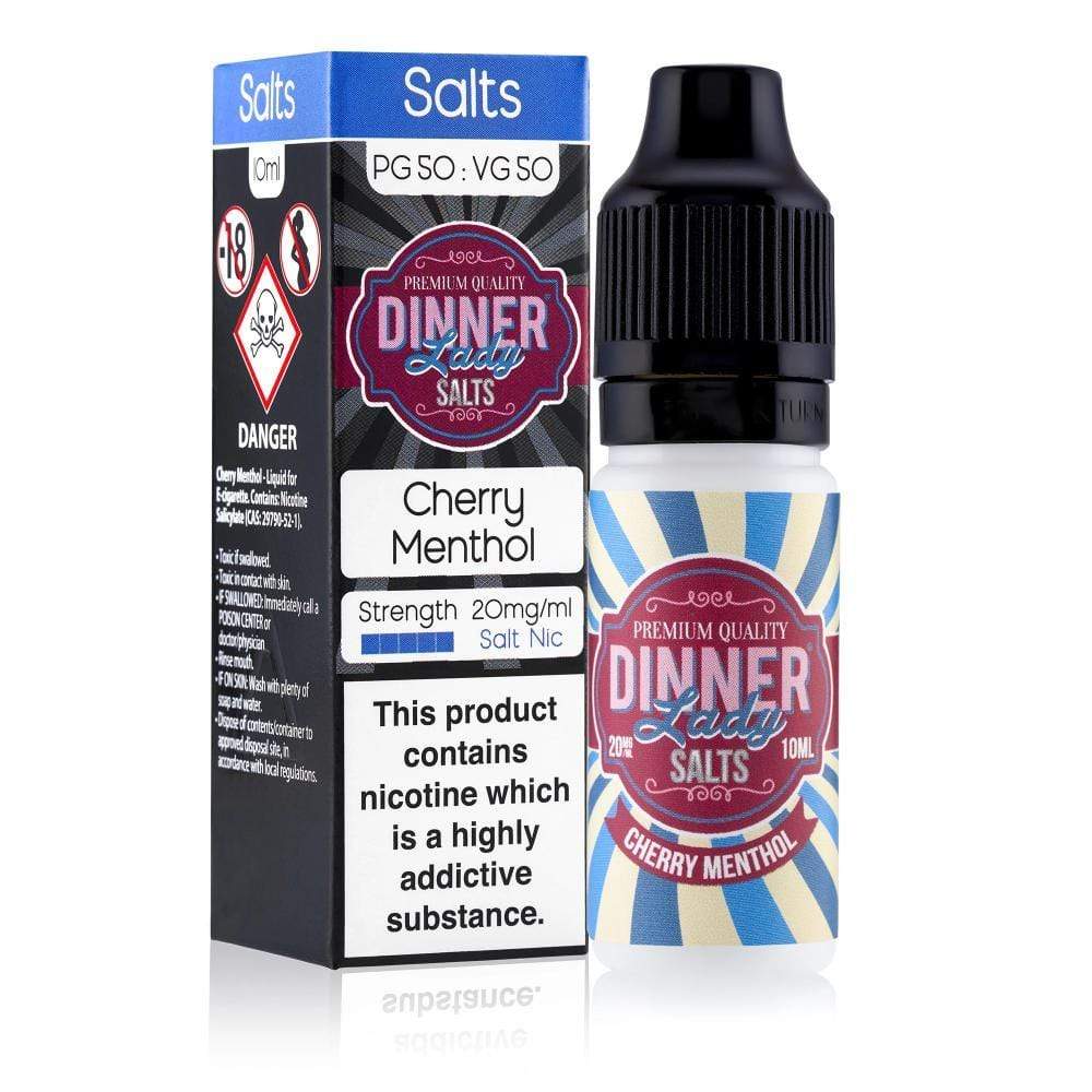 Shop Cherry Menthol Nic Salt E-liquid by Dinner Lady