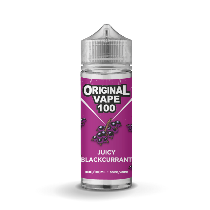 Juicy Blackcurrant 100ml E-liquid by Original Vape 100