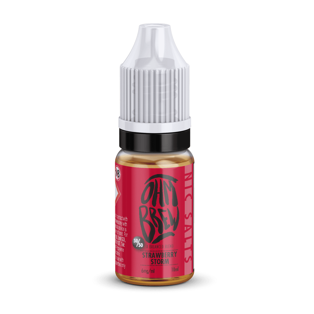 Strawberry Storm Nic Salt E-liquid by Ohm Brew