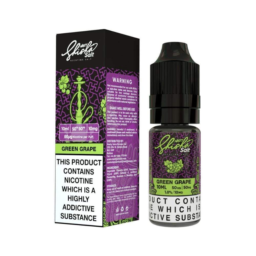 Shop Green Grape Nic Salt E-liquid by Nasty Shisha