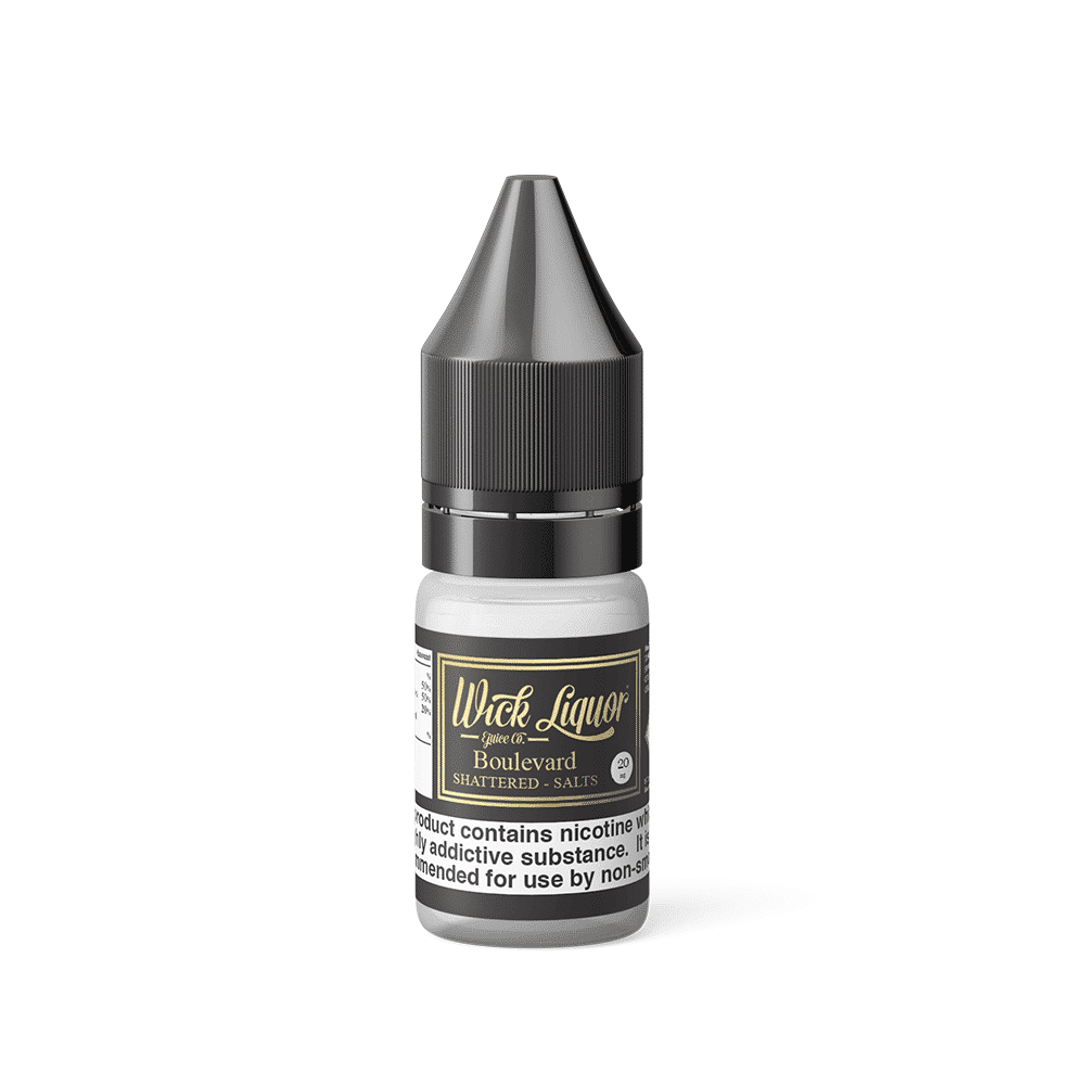 Boulevard Shattered Nic Salt E-liquid by Wick Liquor