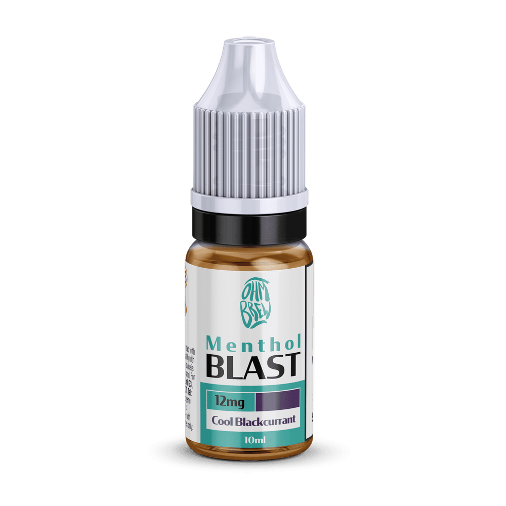 Cool Blackcurrant Nic Salt E-liquid by Ohm Brew Menthol Blast