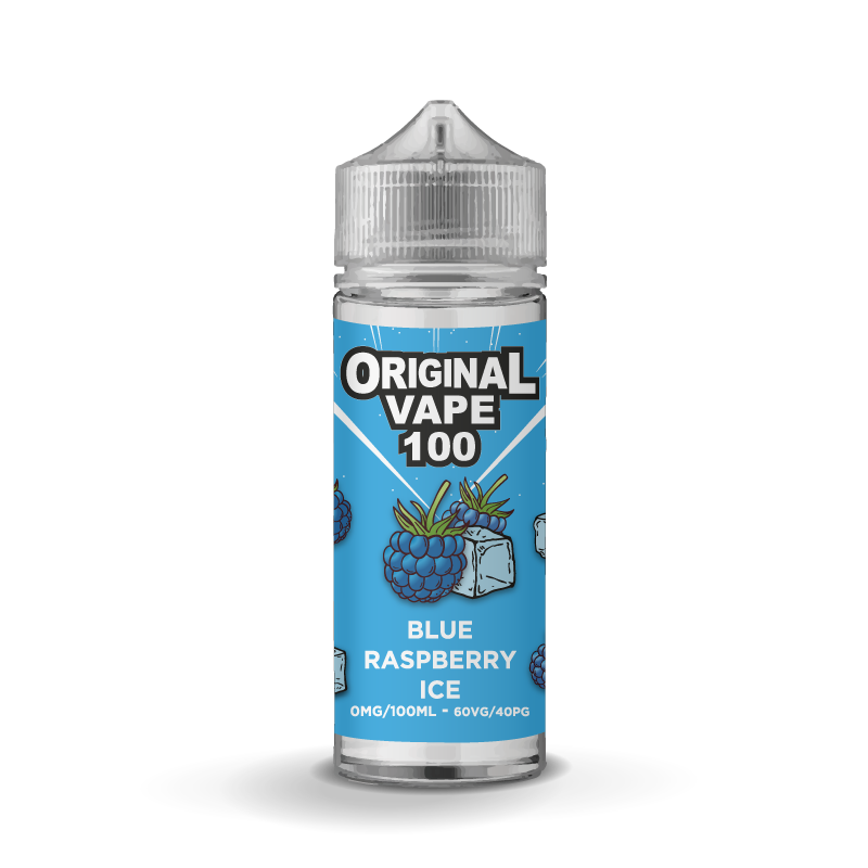 Blue Raspberry Ice 100ml E-liquid by Original Vape 100