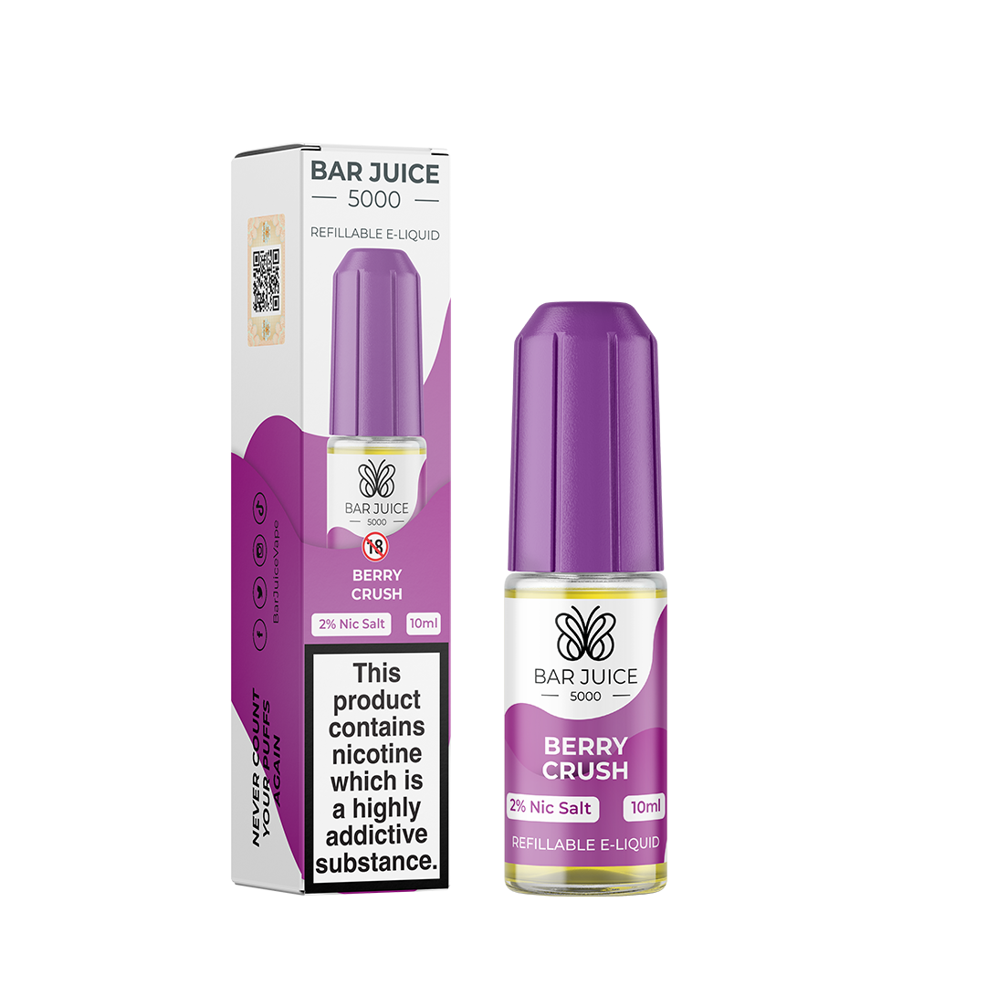 Bar Juice Berry Crush Nic Salt Elf Bar E-Liquid 20mg 10ml