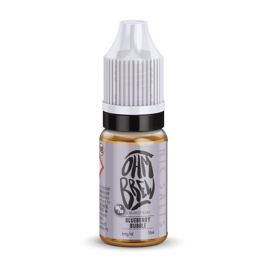 Blueberry Bubble Nic Salt E-liquid by Ohm Brew