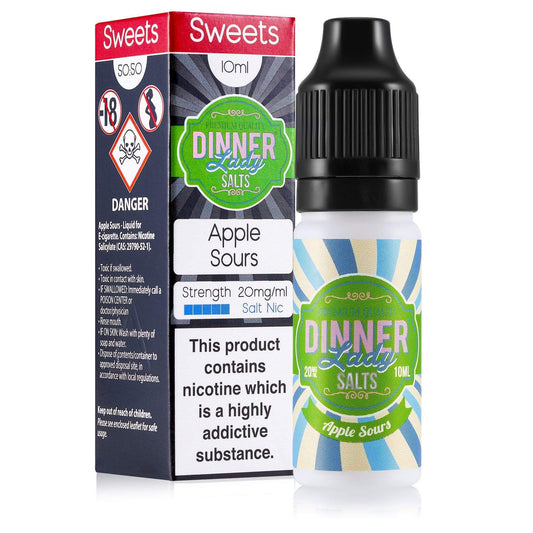 Apple Sours Nic Salt E-liquid by Dinner Lady