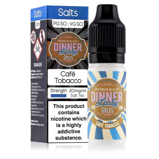 Cafe Tobacco Nic Salt E-liquid by Dinner Lady