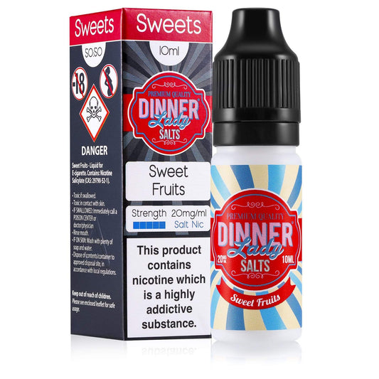 Sweet Fruits Nic Salt E-liquid by Dinner Lady