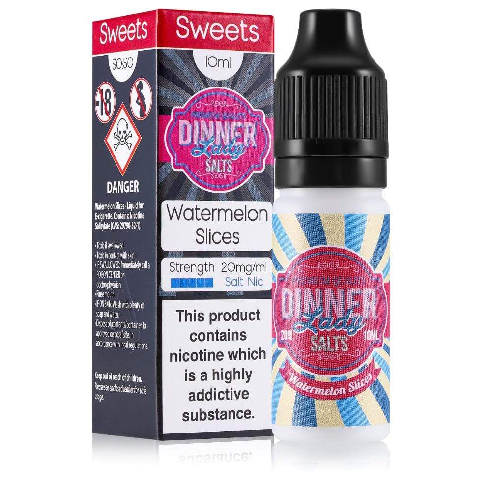 Watermelon Slices Nic Salt E-liquid by Dinner Lady