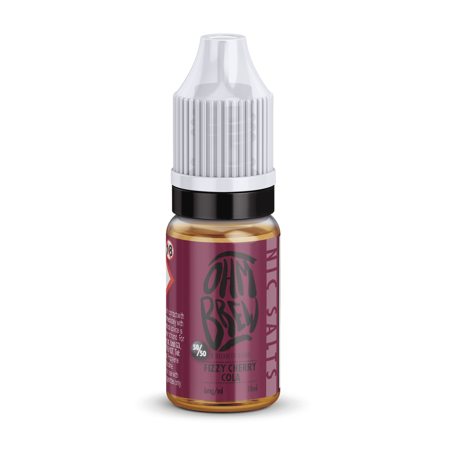 Fizzy Cherry Cola Nic Salt E-liquid by Ohm Brew