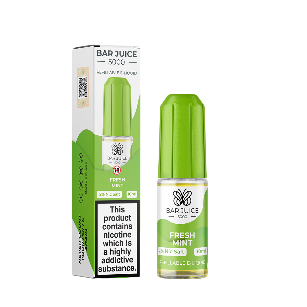 Bar Juice Fresh Mint Nic Salt Elf Bar E-Liquid 20mg 10ml