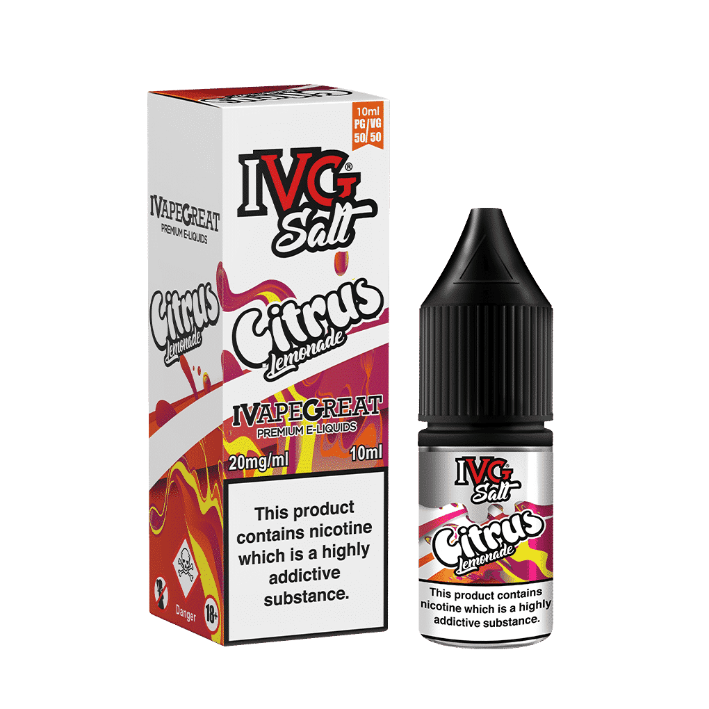 Citrus Lemonade Nic Salt E-liquid by IVG Mixer