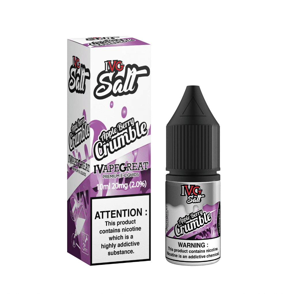 Apple Berry Crumble Nic Salt E-liquid by IVG