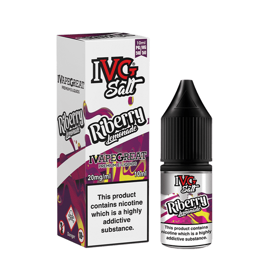 Riberry Lemonade Nic Salt E-liquid by IVG Mixer