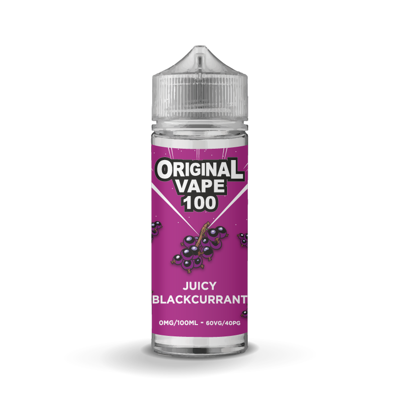 Juicy Blackcurrant 100ml E-liquid by Original Vape 100