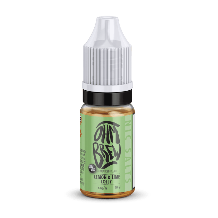 Lemon and Lime Ice Lolly Nic Salt E-liquid by Ohm Brew