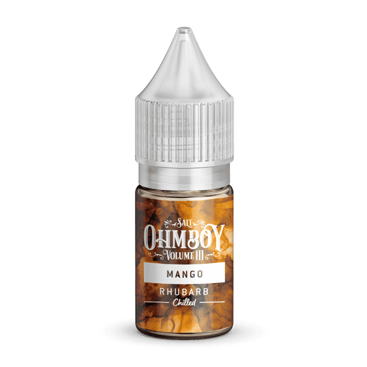 Mango Rhubarb Nic Salt E-liquid by Ohm Boy