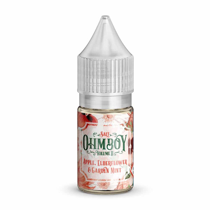Apple, Elderflower and Garden Mint Nic Salt E-liquid by Ohm Boy