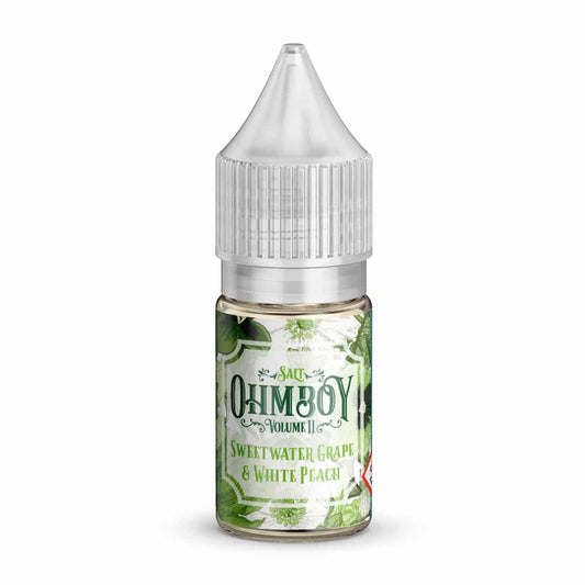 Sweet Water Grape and White Peach Nic Salt E-liquid by Ohm Boy