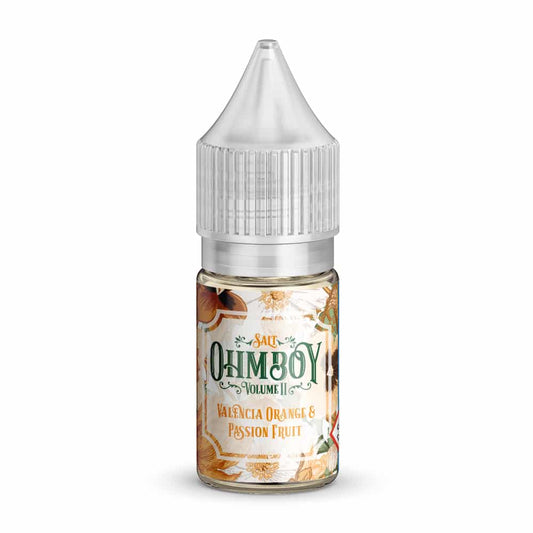 Valencia Orange and Passion Fruit Nic Salt E-liquid by Ohm Boy