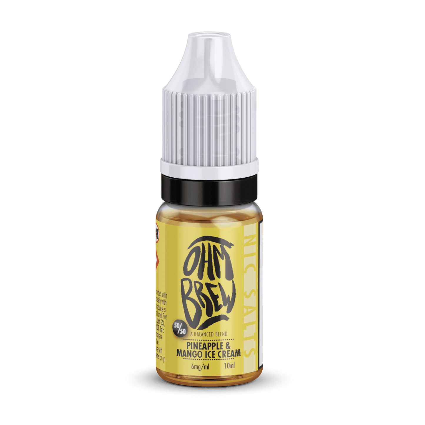 Pineapple and Mango Ice Cream Nic Salt E-liquid by Ohm Brew