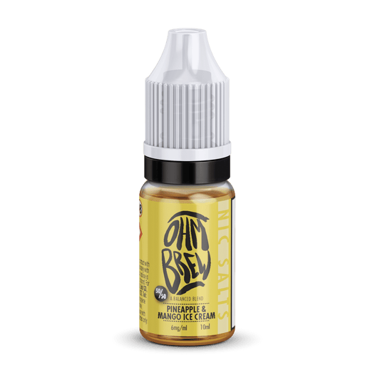 Pineapple and Mango Ice Cream Nic Salt E-liquid by Ohm Brew