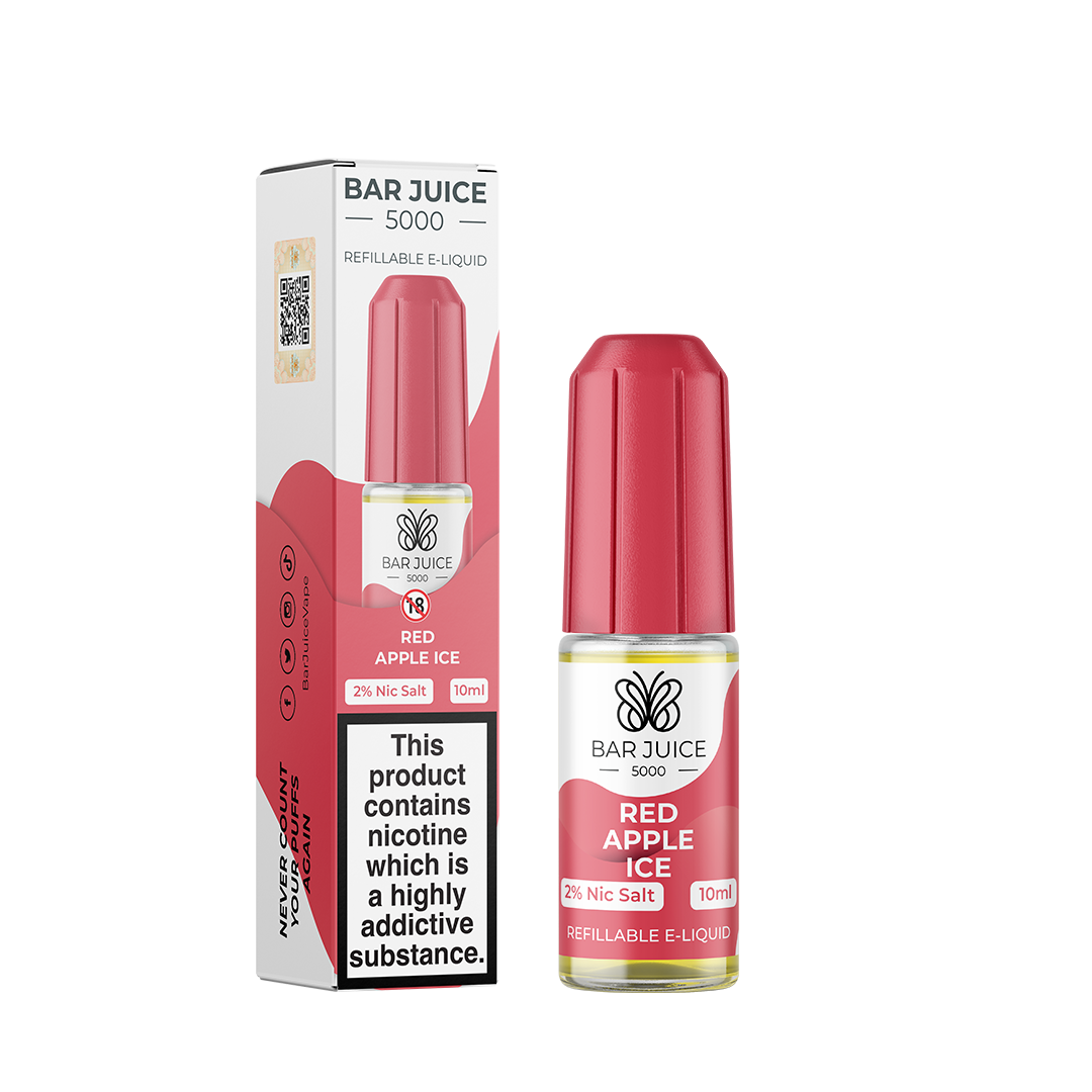 Bar Juice Red Apple Ice Nic Salt Elf Bar E-Liquid 20mg 10ml