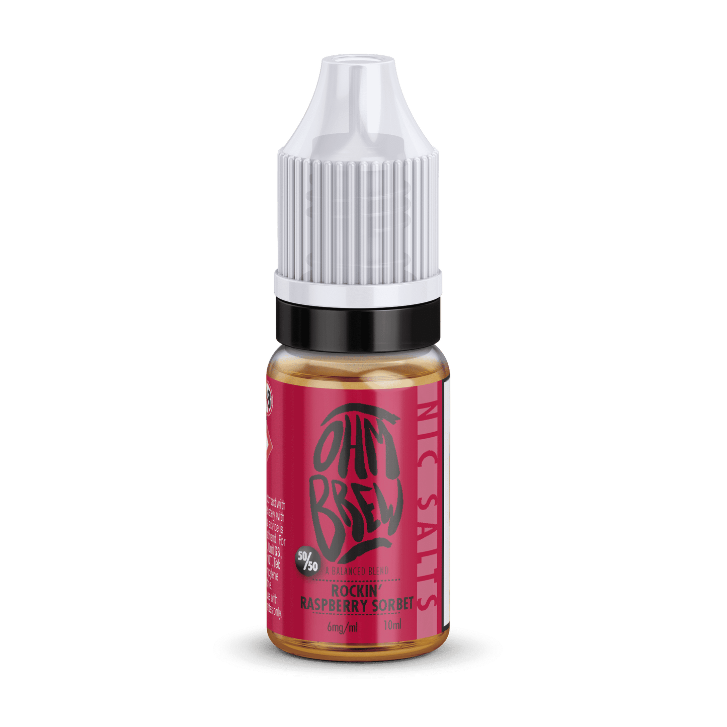 Rockin Raspberry Sorbet Nic Salt E-liquid by Ohm Brew