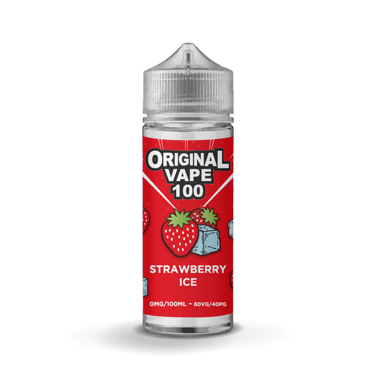 Strawberry Ice 100ml E-liquid by Original Vape 100