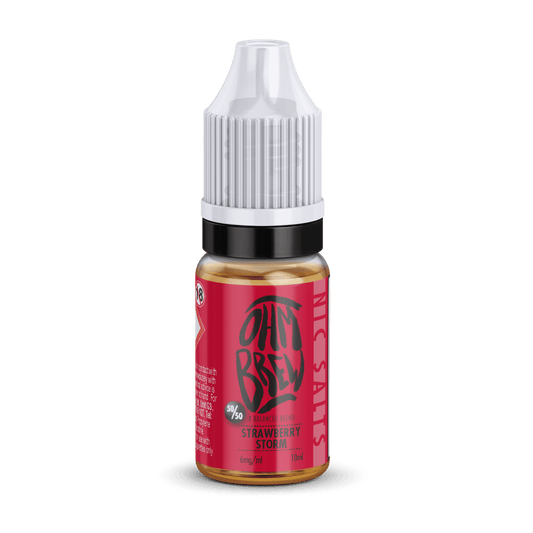 Strawberry Storm Nic Salt E-liquid by Ohm Brew