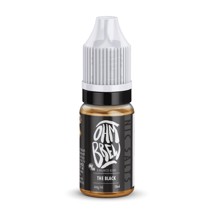 The Black Nic Salt E-liquid by Ohm Brew