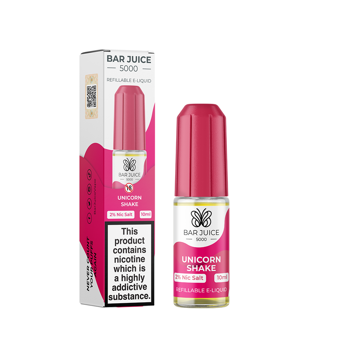 Bar Juice Unicorn Shake Nic Salt Elf Bar E-Liquid 20mg 10ml