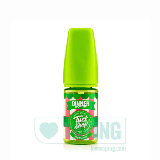 Apple Sours 25ml Short Fill eliquid by Dinner Lady Tuck Shop