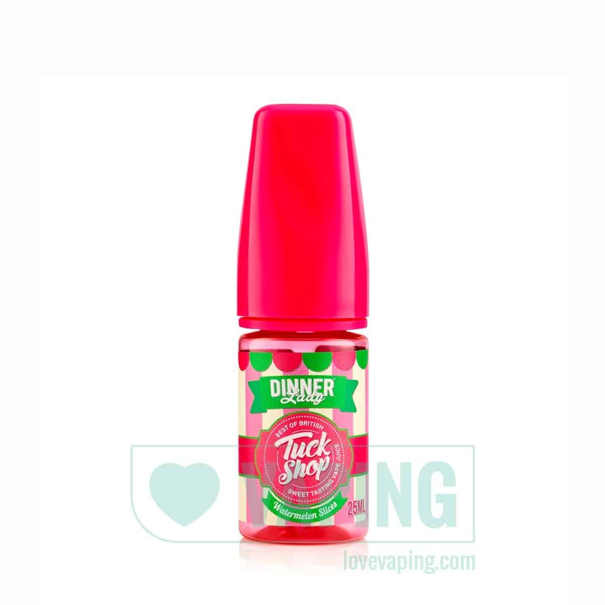 Watermelon Slices 25ml Short Fill eLiquid by Dinner Lady Tuck Shop