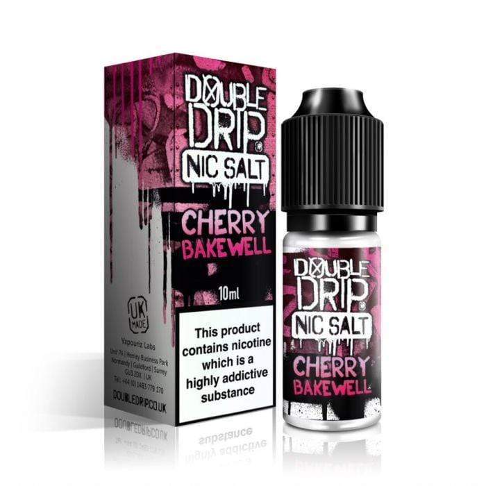 Cherry Bakewell Nic Salt E-liquid by Double Drip