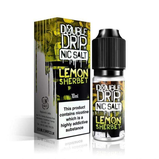 Lemon Sherbet Nic Salt E-liquid by Double Drip