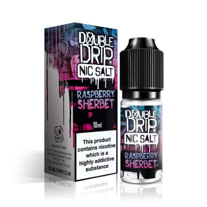 Raspberry Sherbet Nic Salt E-liquid by Double Drip