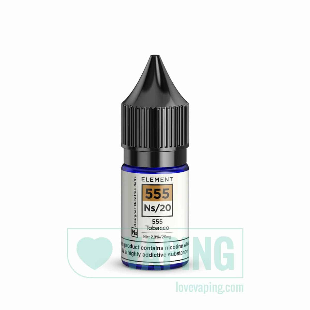 555 Tobacco NS20 Nic Salt E-liquid by Element