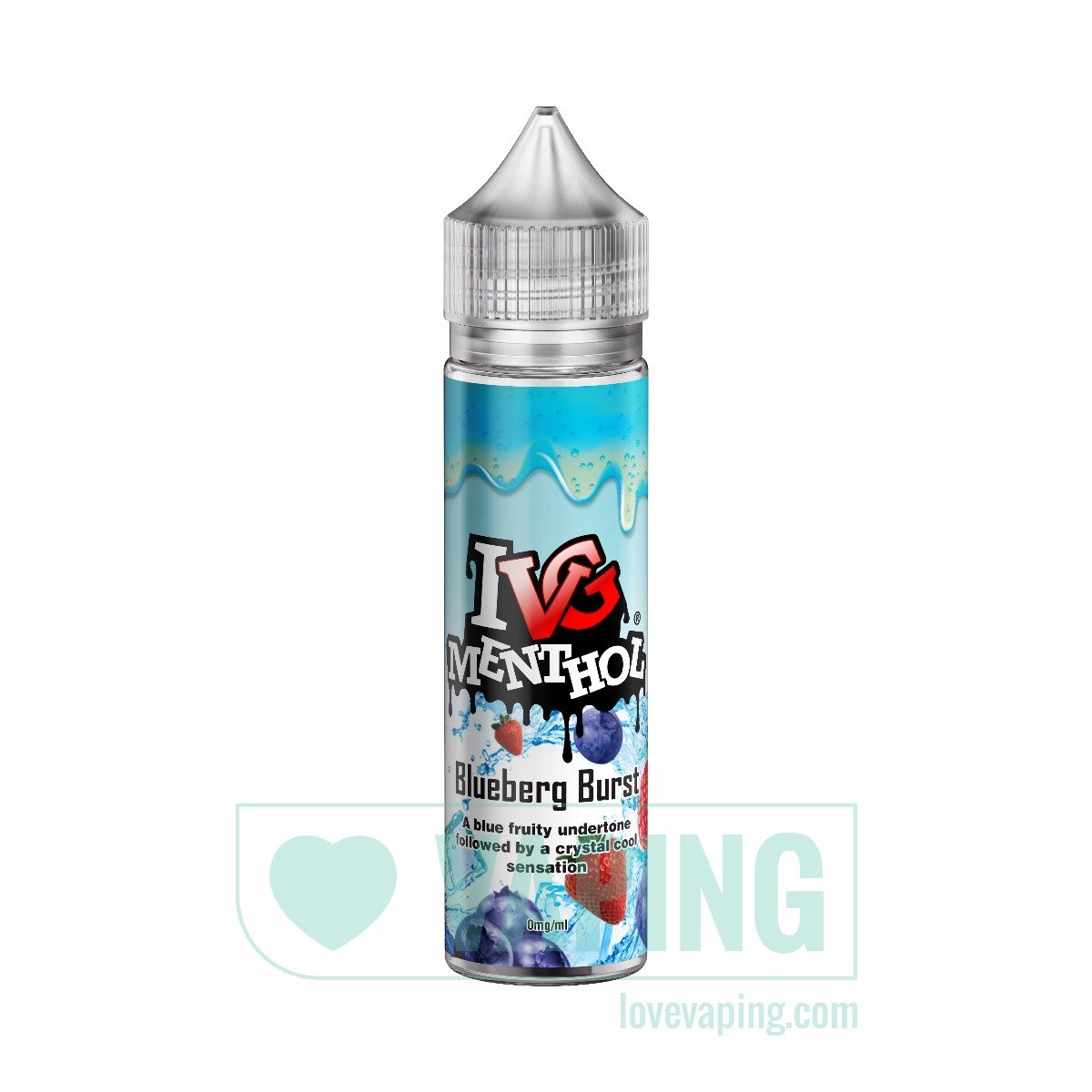 Blueberg Burst Short Fill eLiquid by IVG Menthol