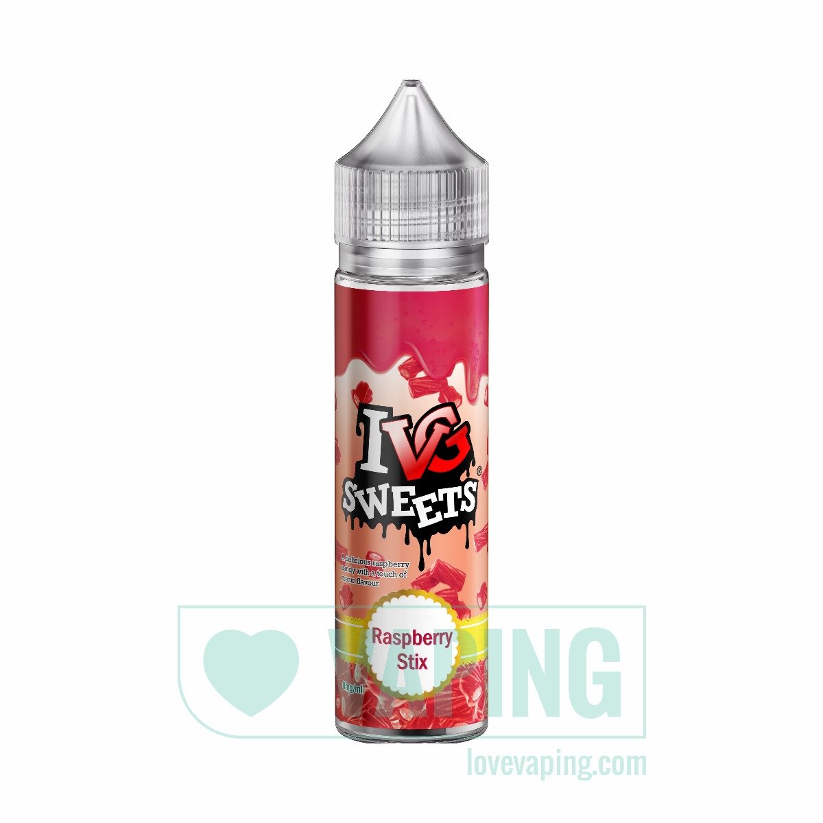 Raspberry Stix Short Fill eLiquid by IVG Sweets