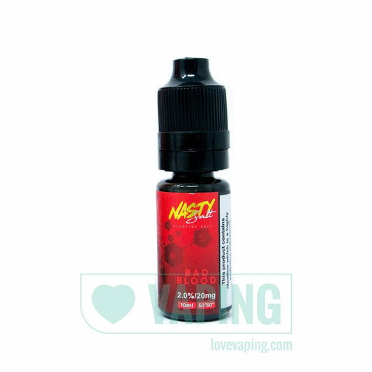 Bad Blood Nic Salt E-liquid by Nasty Juice