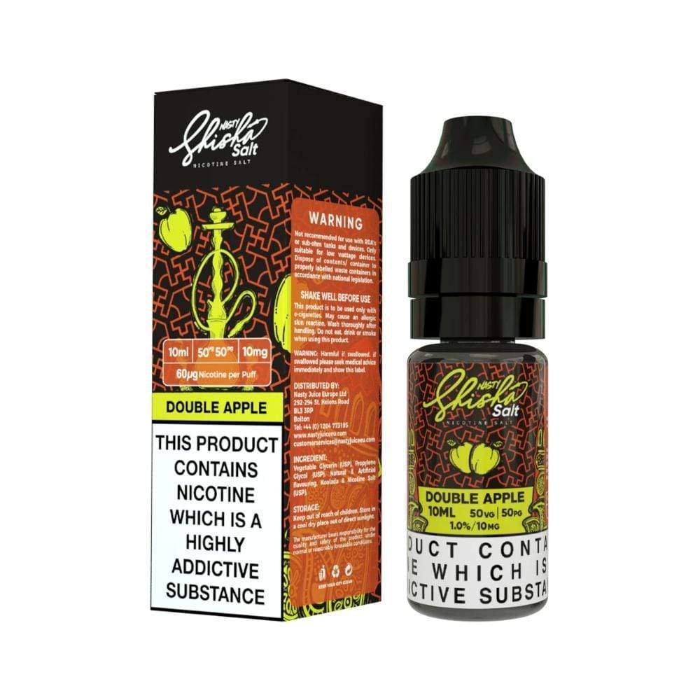 Double Apple Nic Salt E-liquid by Nasty Shisha