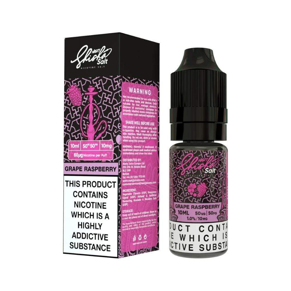 Grape Raspberry Nic Salt E-liquid by Nasty Shisha