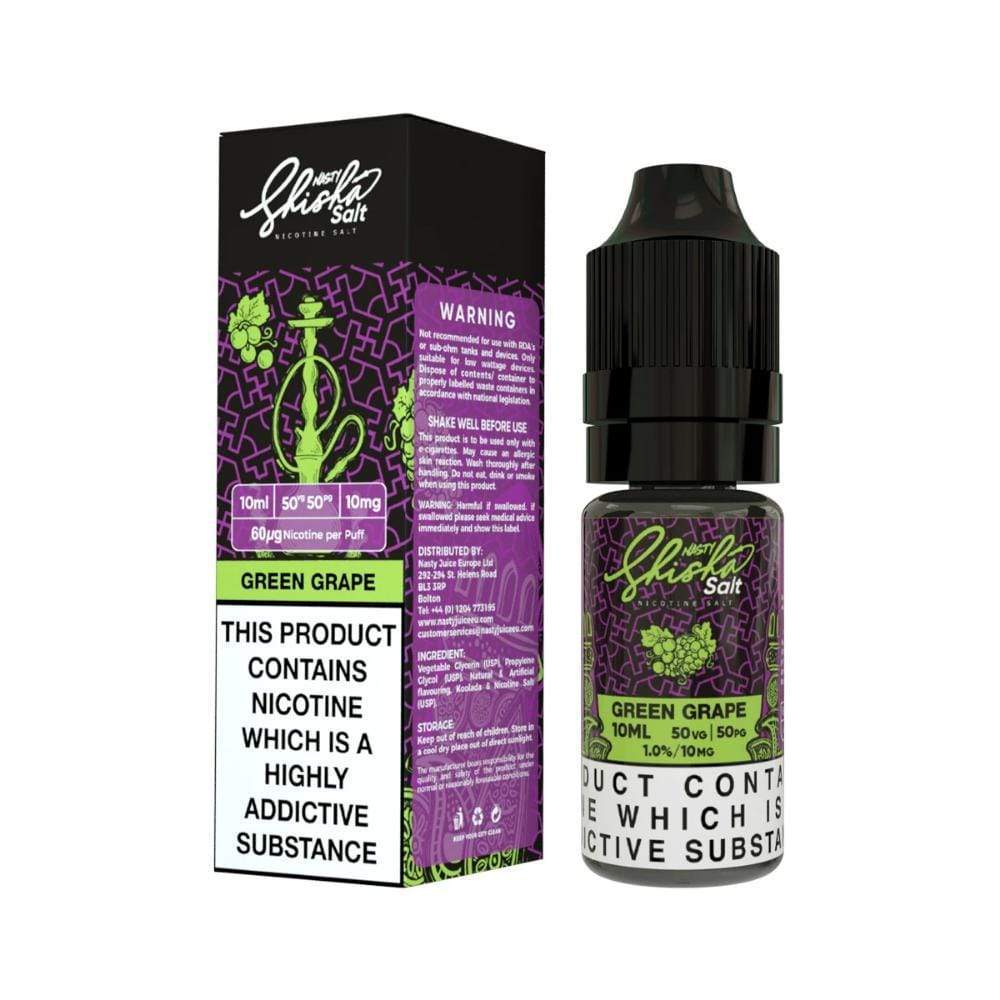 Green Grape Nic Salt E-liquid by Nasty Shisha