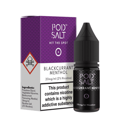 Blackcurrant Menthol E-liquid by Pod Salt