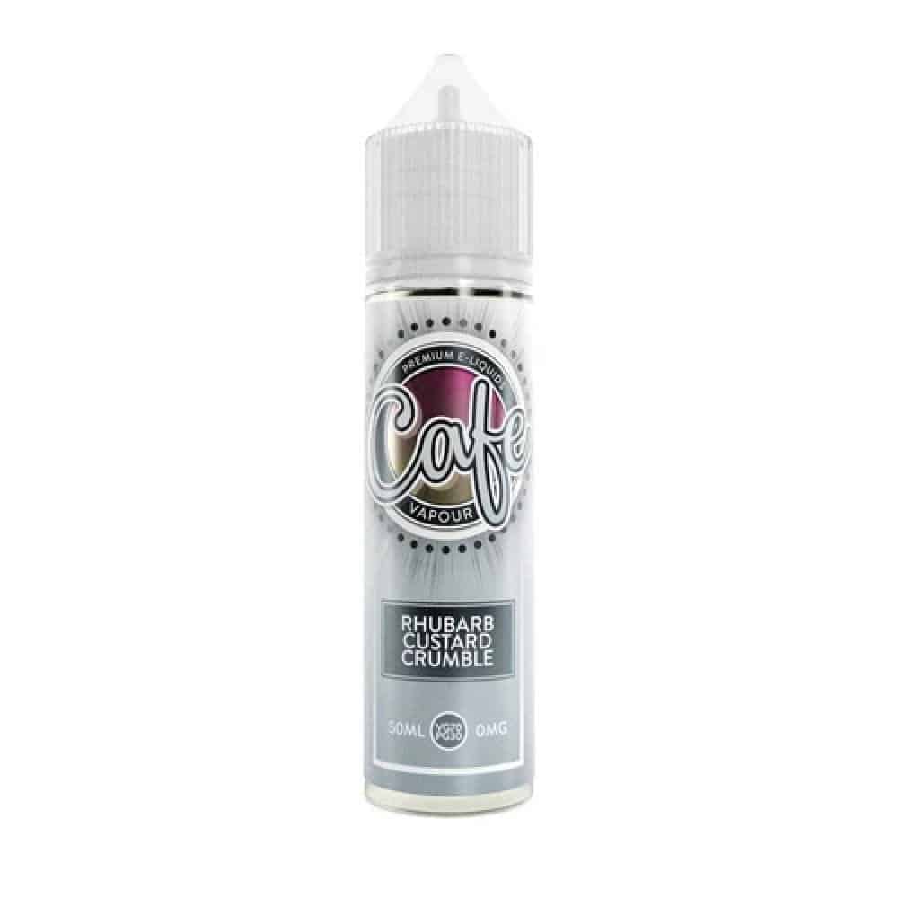 Rhubarb Custard Crumble E-liquid by Cafe Vapour