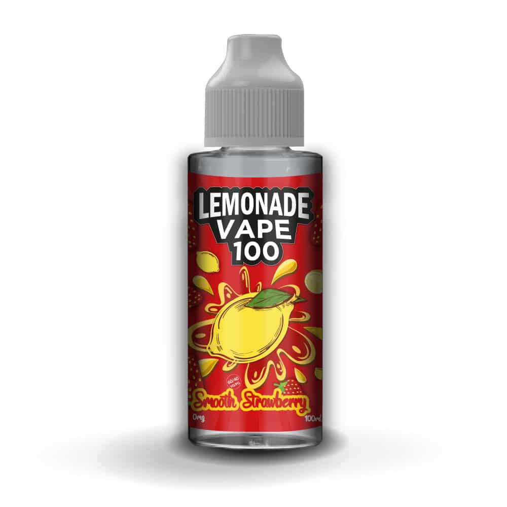 Smooth Strawberry 100ml E-liquid by Lemonade Vape 100